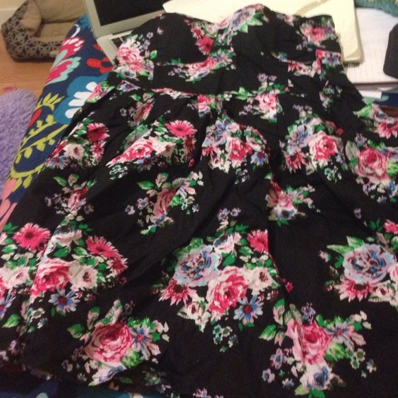 Push up floral dress
