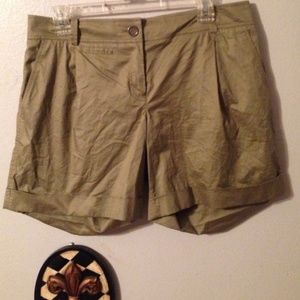 Forest Green Burberry shorts. New.