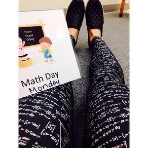 Zara Terez math print leggings