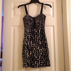 Black and cream cheetah dress!