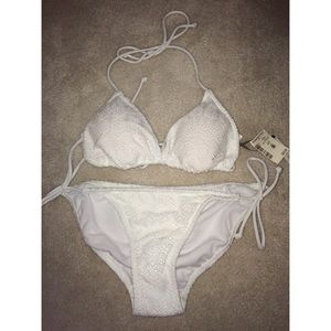White Lace Aeropostale Bikini