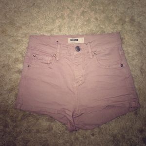 High wasted stretchy shorts