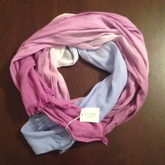 Brand new Jcrew ombré watercolor scarf
