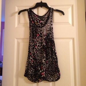 Cheetah racerback top!