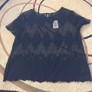 Mesh lace top