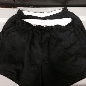 2 pack black soffee shorts