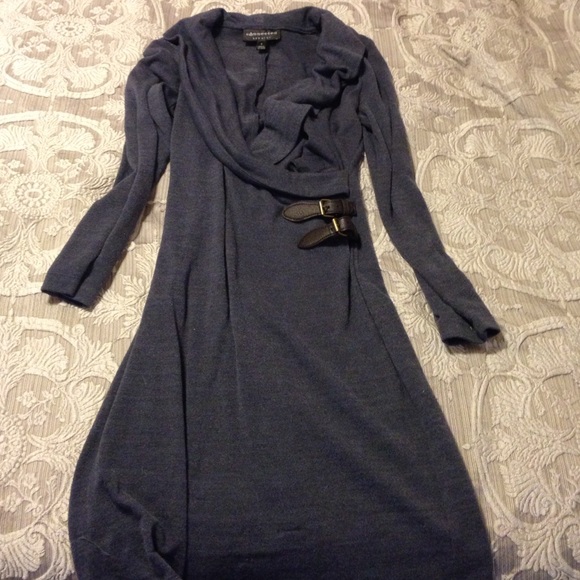 Long sleeved sweater dress