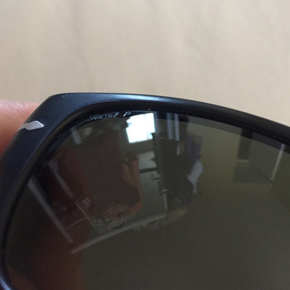 Black Persol Sunglasses w/ Grey Polarized  Lenses