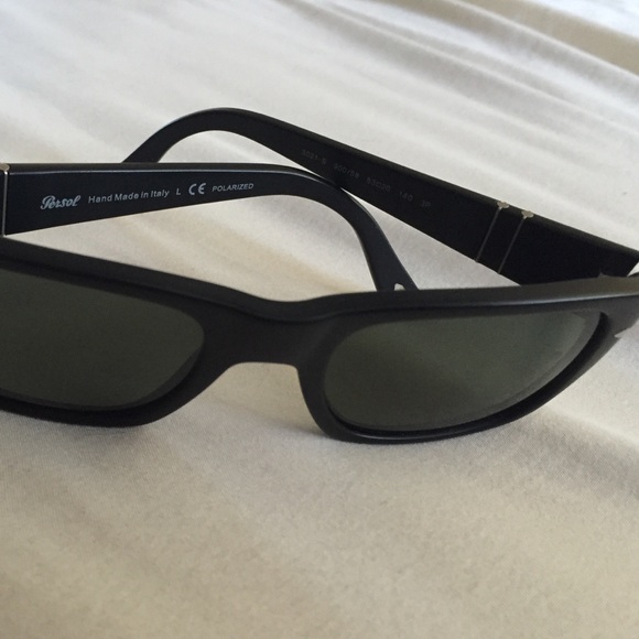 Black Persol Sunglasses w/ Grey Polarized  Lenses main image 4
