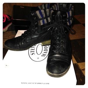 Steve Madden Combat Boots 7.5