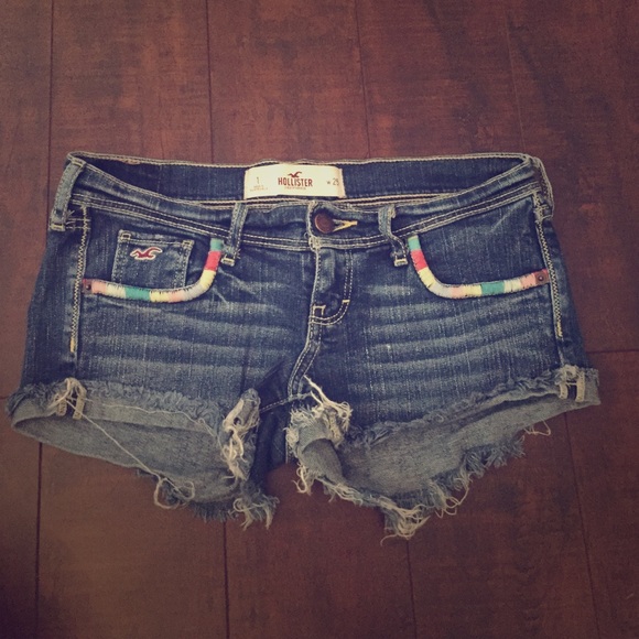 Colorful Pocketed Hollister Shorts 🎀