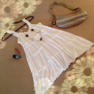 ESPRIT white casual / beach dress