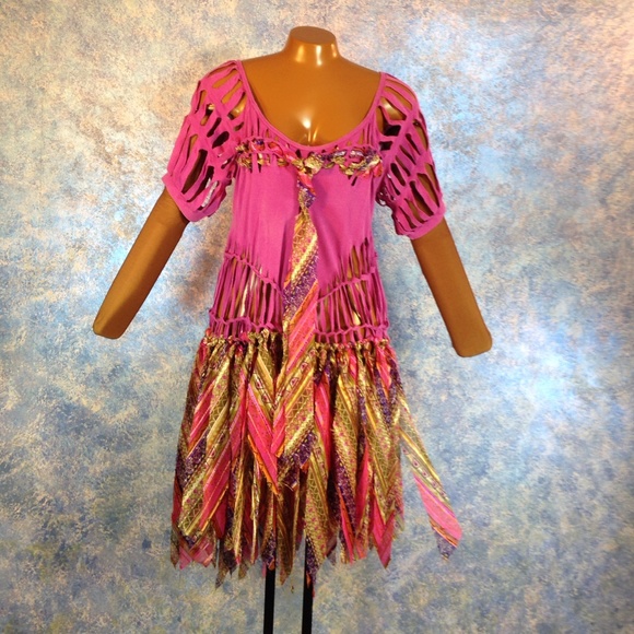 Artsy flirty swimsuit coverup