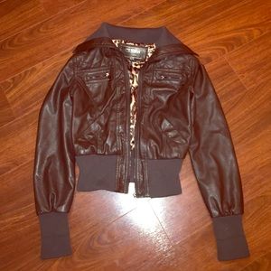 Ci Sono Leather Jacket