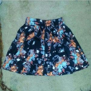 Floral circle skirt