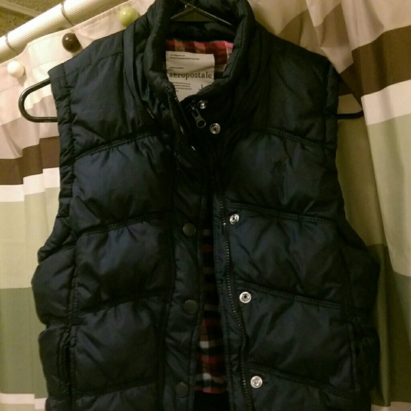Navy blue youth large vest