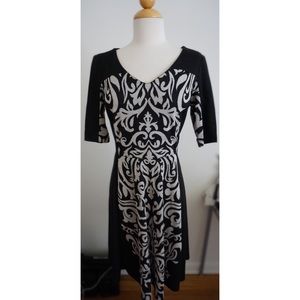 Black and grey dress