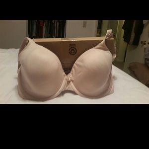 VS beige 32DDD bra