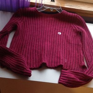 Cropped sweater!