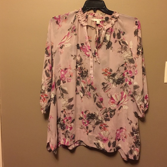 Floral tunic top