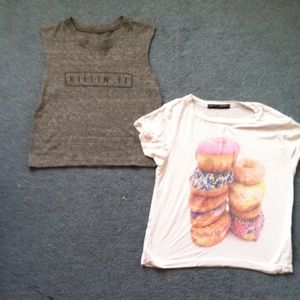 Brandy Melville Graphic Shirt Bundle