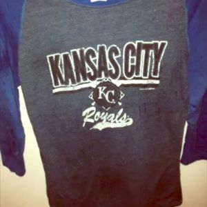 KC Royals 3/4 tee