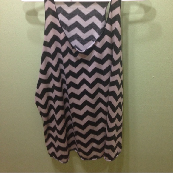 Maurice's chevron print tank