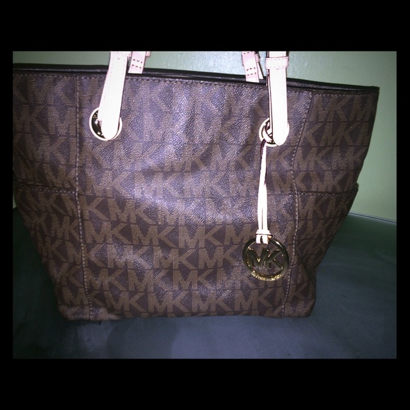 Micheal Michael Kors jet set logo tote