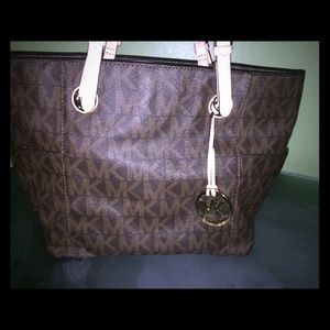 Micheal Michael Kors jet set logo tote