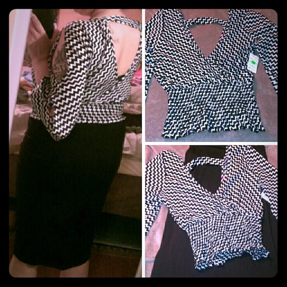 Black & white design shirt