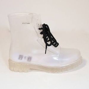 💖Sale💕 Transparent Y.R.U. combat boot