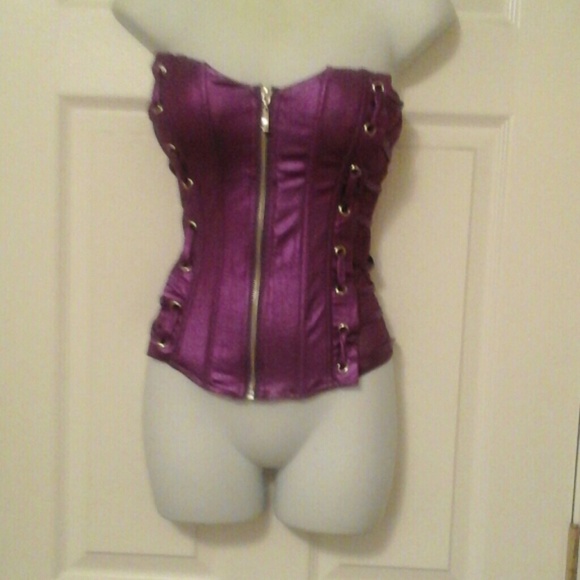 Purple Bustier NWOT