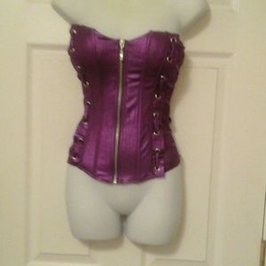 Purple Bustier NWOT