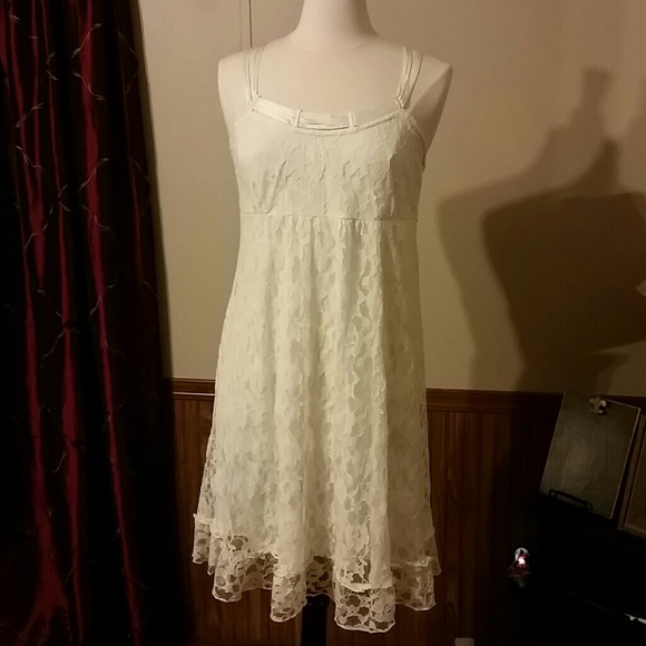 ROPER Ivory Lace Dress