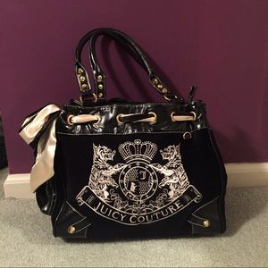 Juicy Couture black/gold Tote