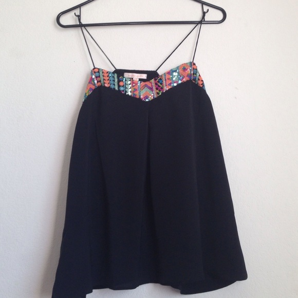 Spaghetti strap tank top