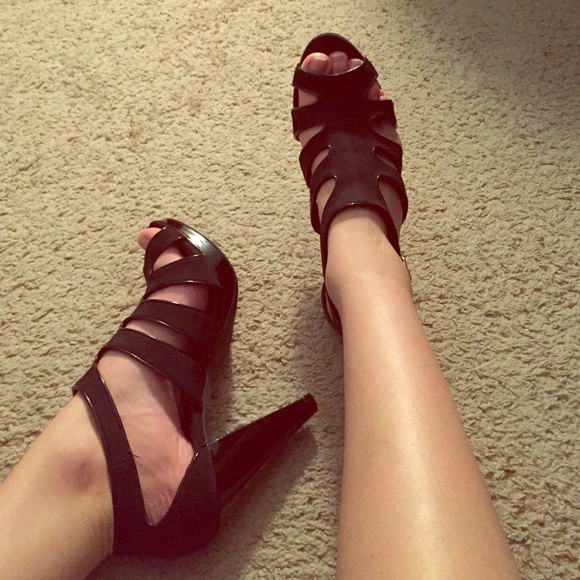 Black Christian Siriano Heels