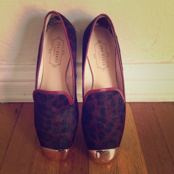 Ted Baker Searey Leopard Flats