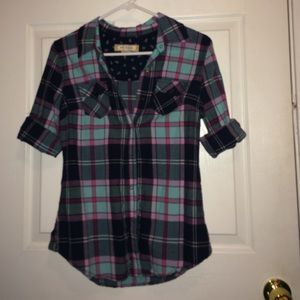 Plaid Button Up Shirt