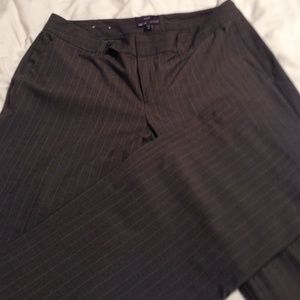 Gap gray pinstripe dress pants