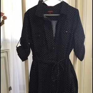 B/W Polka Dot Dress