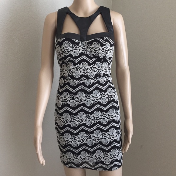 Material Girl Lace Bodycon Dress