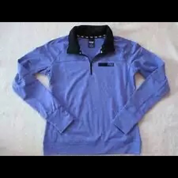 PINK Ultimate Half Zip in Purple