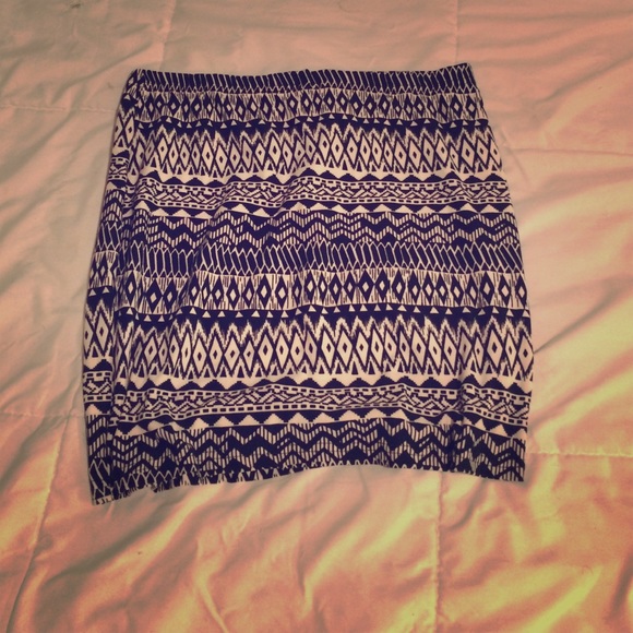 Aztec Bodycon Skirt
