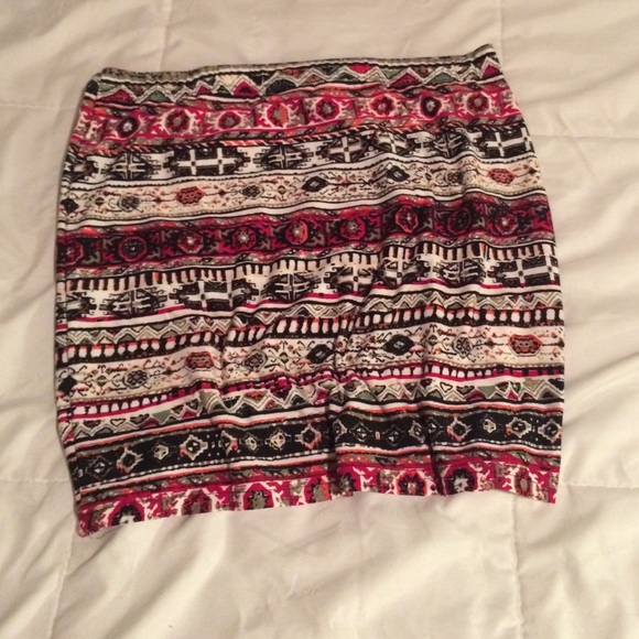 Aztec Bodycon Skirt