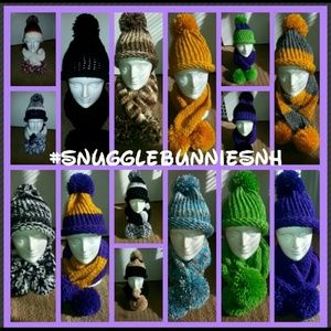 Hand made hats and scarfs