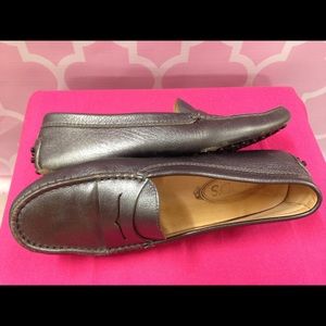 Silver Tods loafers