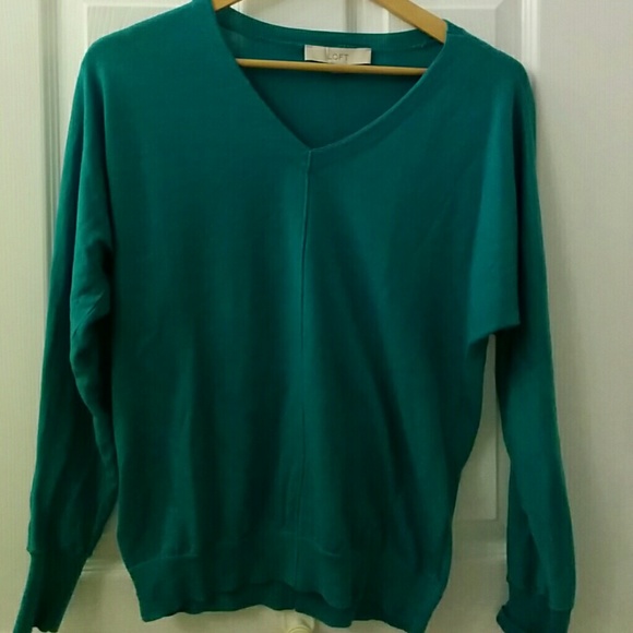LOFT turquoise sweater