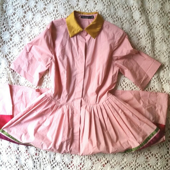 **SOLD**Retro Colorblock Dress - The Limited - Picture 4 of 4