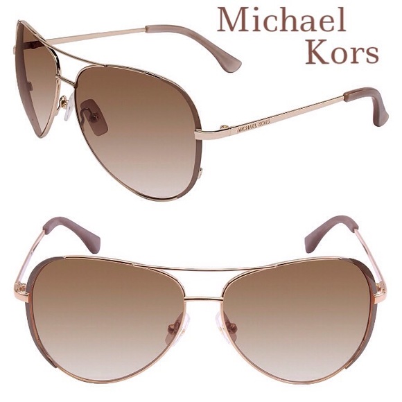 Michael Kors Accessories - 🌟SALE🌟 MK Sicily Aviator Sunnies Dune